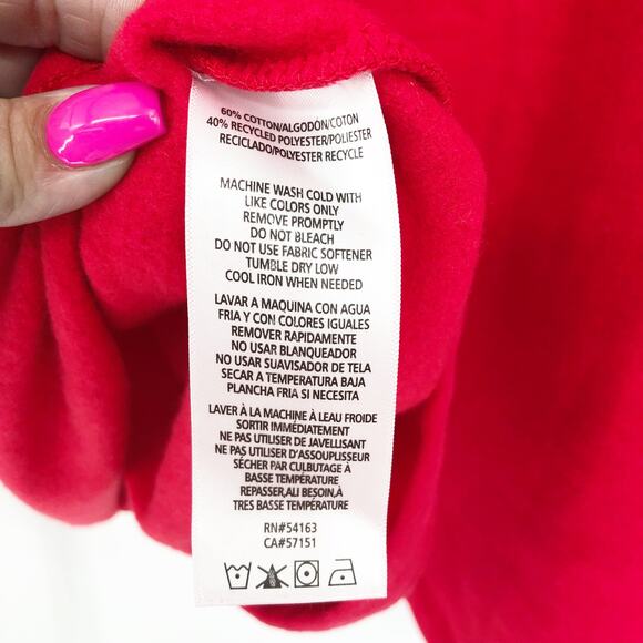 CALVIN KLEIN PERFORMANCE Crewneck Sweatshirt 2X Salsa Red Fitness Logo NWT - Picture 9 of 9